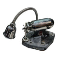 Máquina Reparar Medias MAM con diseño metálico cromado y lámpara integrada, ideal para decoración vintage en Home & Garden > Decor.