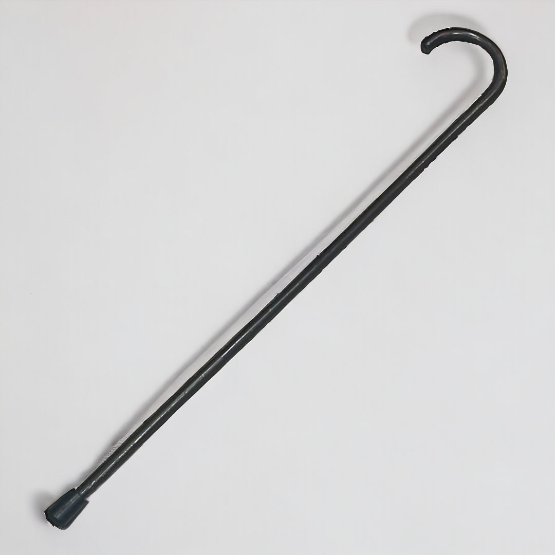 Bastón Curvado ligero con caña resistente y diseño clásico. Su empuñadura curvada y base antideslizante ofrecen un mejor agarre y soporte.