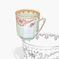 Taza Limoges decorativa