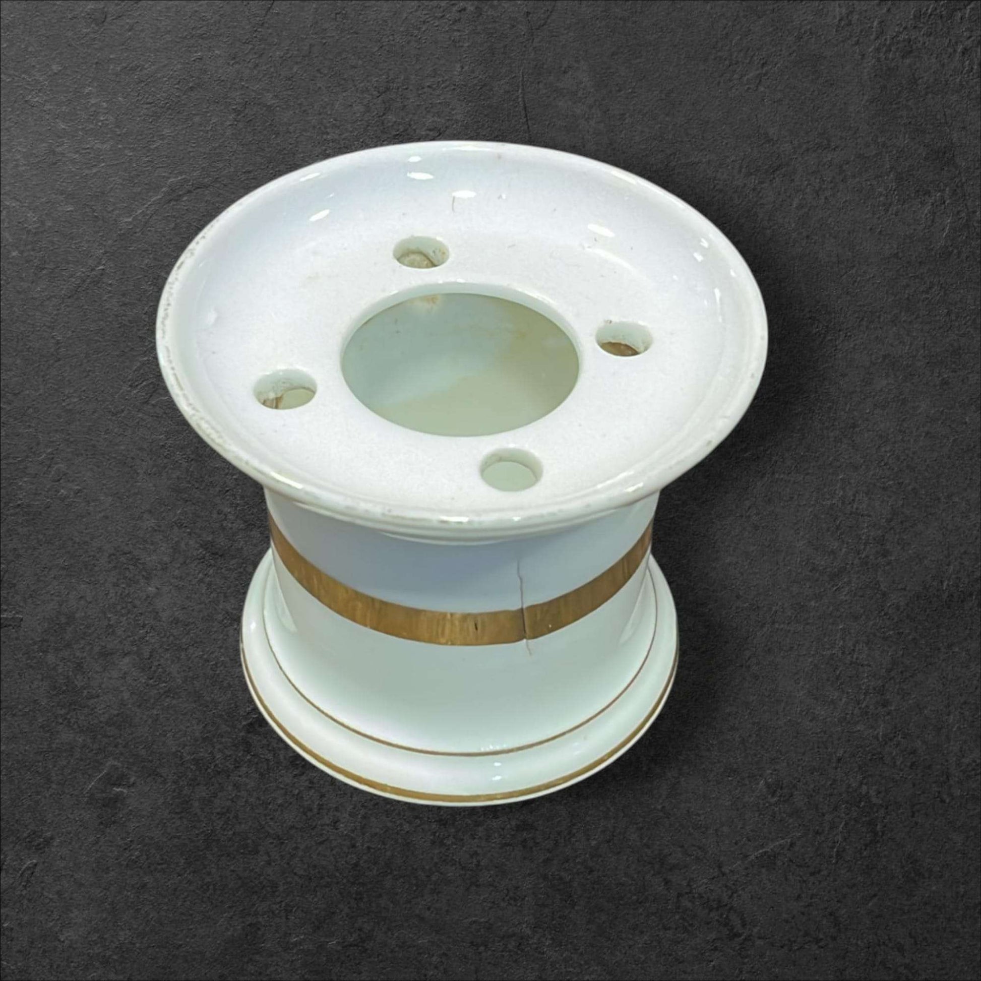 Secante de porcelana con dorado