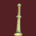 Mortero de bronce macizo con maja tradicional para decoración en hogar y jardín