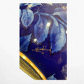 Florero vintage Villeroy & Boch azul floral con firma Franz Anton Mehlem Bonn