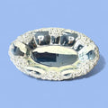 Bandeja plateada decorativa antigua para mesa y hogar