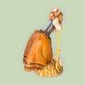 Figura Lladró campesina con patos porcelana antigua decorativa