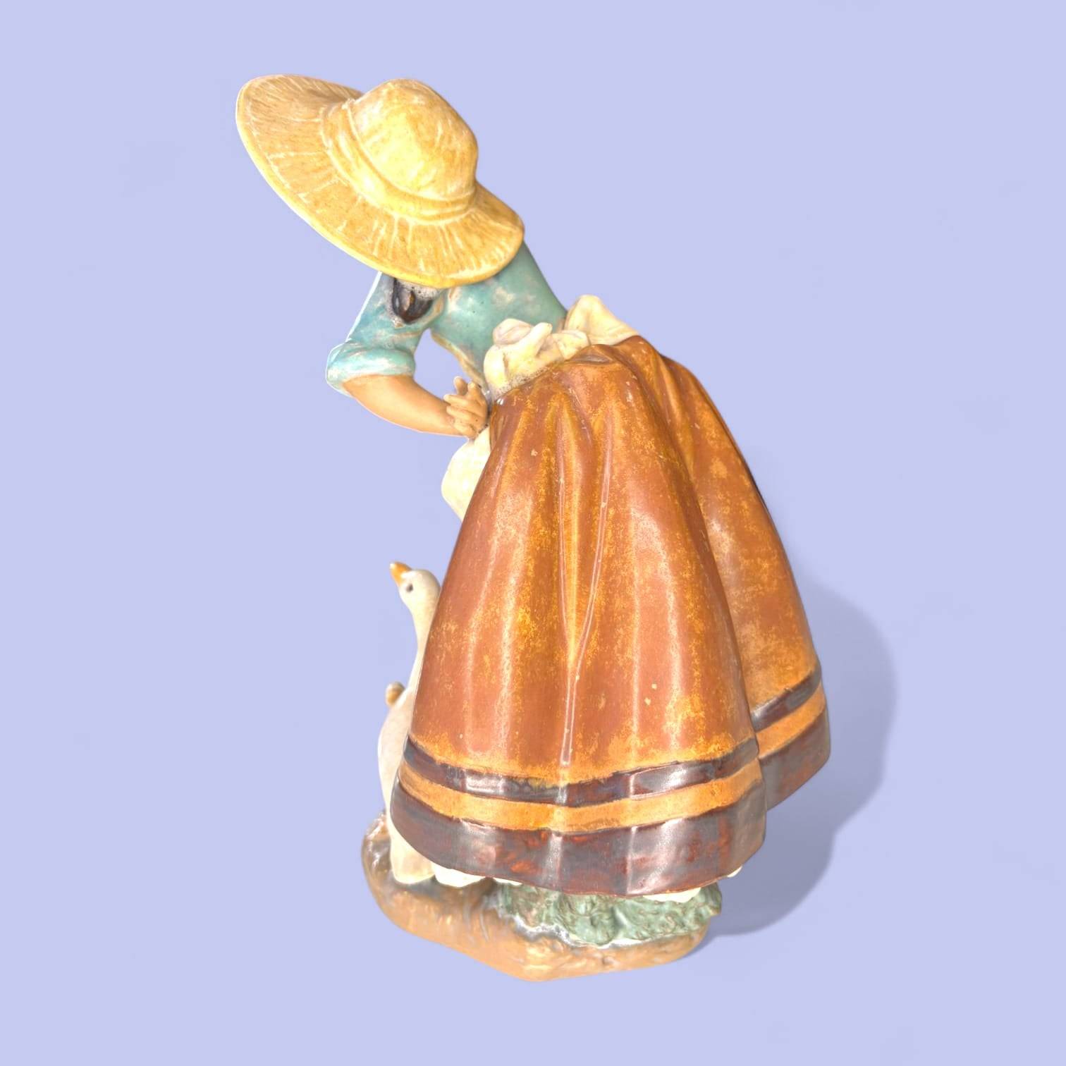 Figura Lladró Laundry Day porcelana gres decorativa