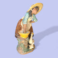 Figura Lladró Laundry Day porcelana gres decorativa