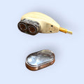 Maquinilla PHILISHAVE de PHILIPS con cabezal desmontable y diseño clásico, ideal para decoración vintage o coleccionistas.