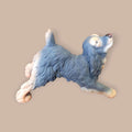 Figura Cocker Spaniel Azul - Escultura Martín en pose dinámica lateral, pieza decorativa de edición limitada en porcelana mate.