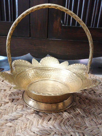 Canasto de metal para maceta o flores |  Diseño exclusivo
