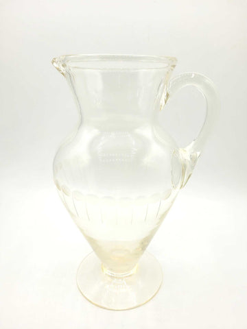 Jarra de Cristal Tallado Elegante y Vintage - Calidad Premium