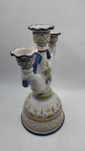 Detalle del diseño artesanal en cerámica Talavera