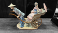 Figura de porcelana Lladró Paseo en China con geisha en rickshaw, detalles pintados a mano. Decoración elegante para el hogar. Envío gratis.