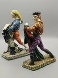 Decoración exclusiva Bandoleros Algora - Toreros, figuras de porcelana con acabado brillante y expresión artística del arte taurino.
